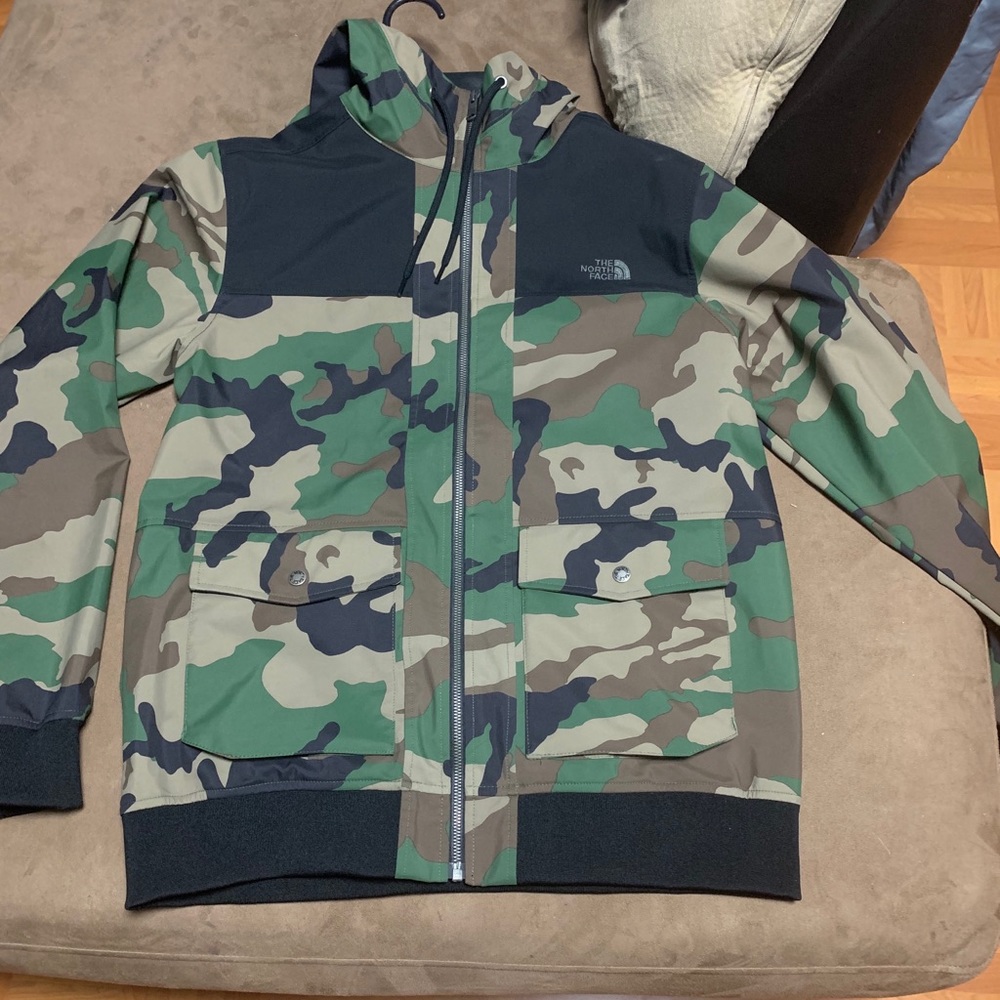 TNF shell camouflage jacket